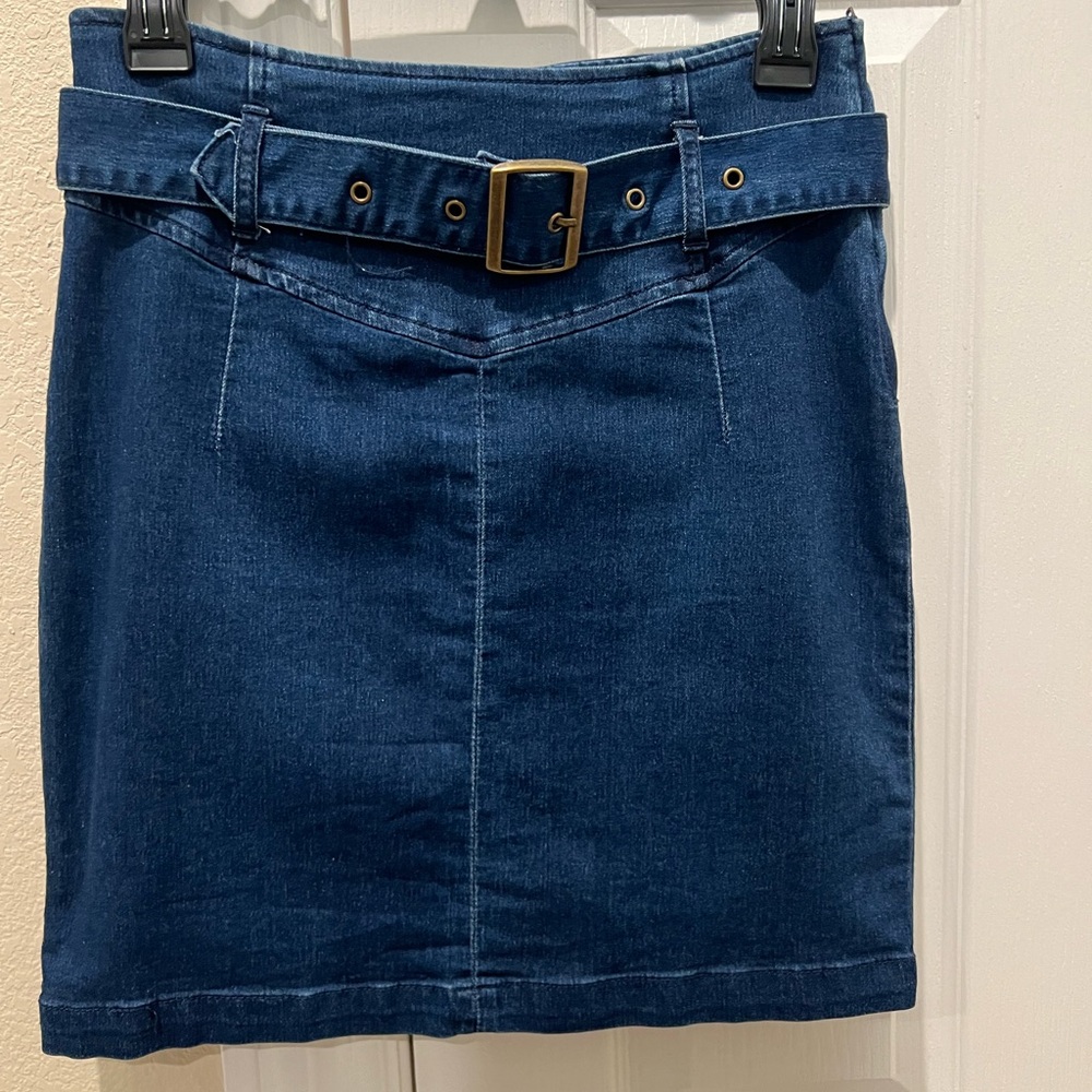 Free people Jean skirt